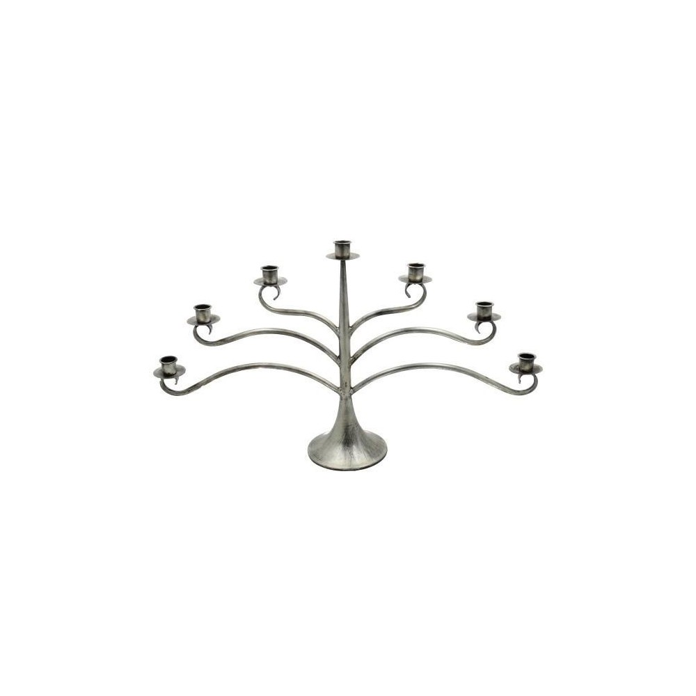 CANDELIERE 7 FUOCHI ARGENTO H.38 L.67